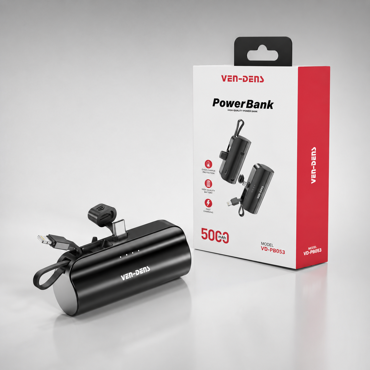 Ven-Dens 5000mAh Power Bank VD-PB053