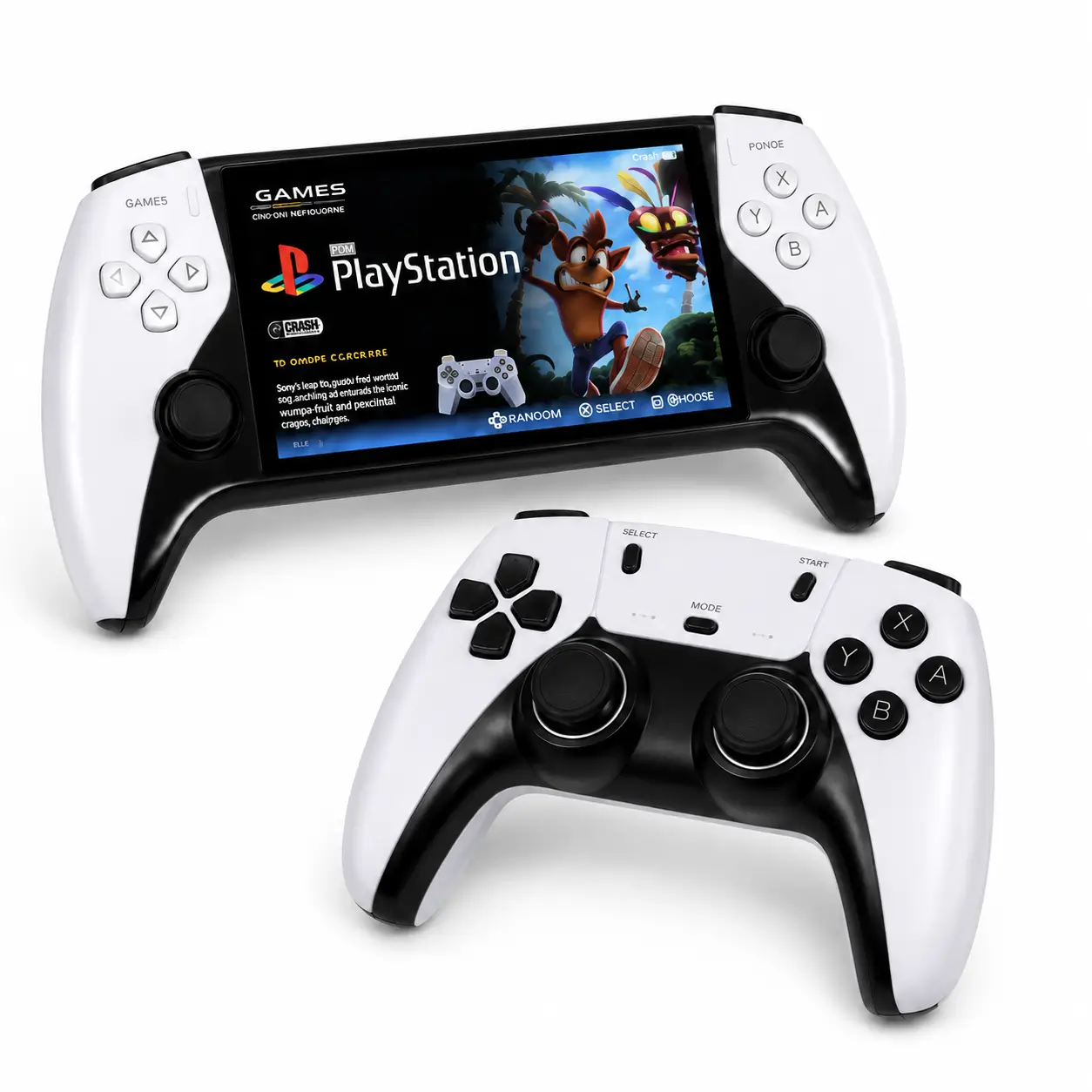 Console Portable Rétro SF3500 Pro avec Manette Sans Fil