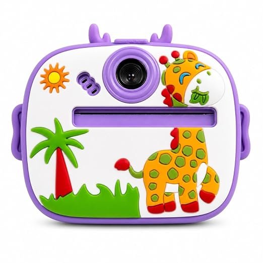 Appareil Photo Instantané pour Enfants avec Impression Sans Encre