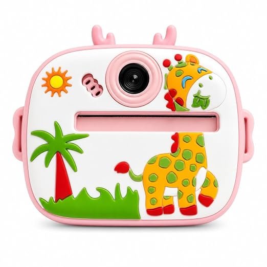 Appareil Photo Instantané pour Enfants avec Impression Sans Encre