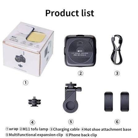 Lampe LED Selfie Magnétique M11 