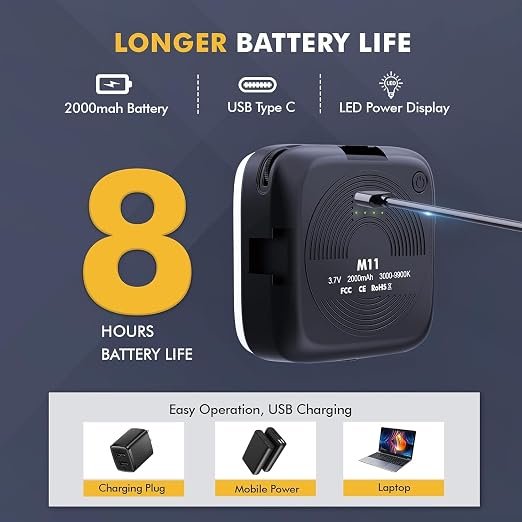 Lampe LED Selfie Magnétique M11 