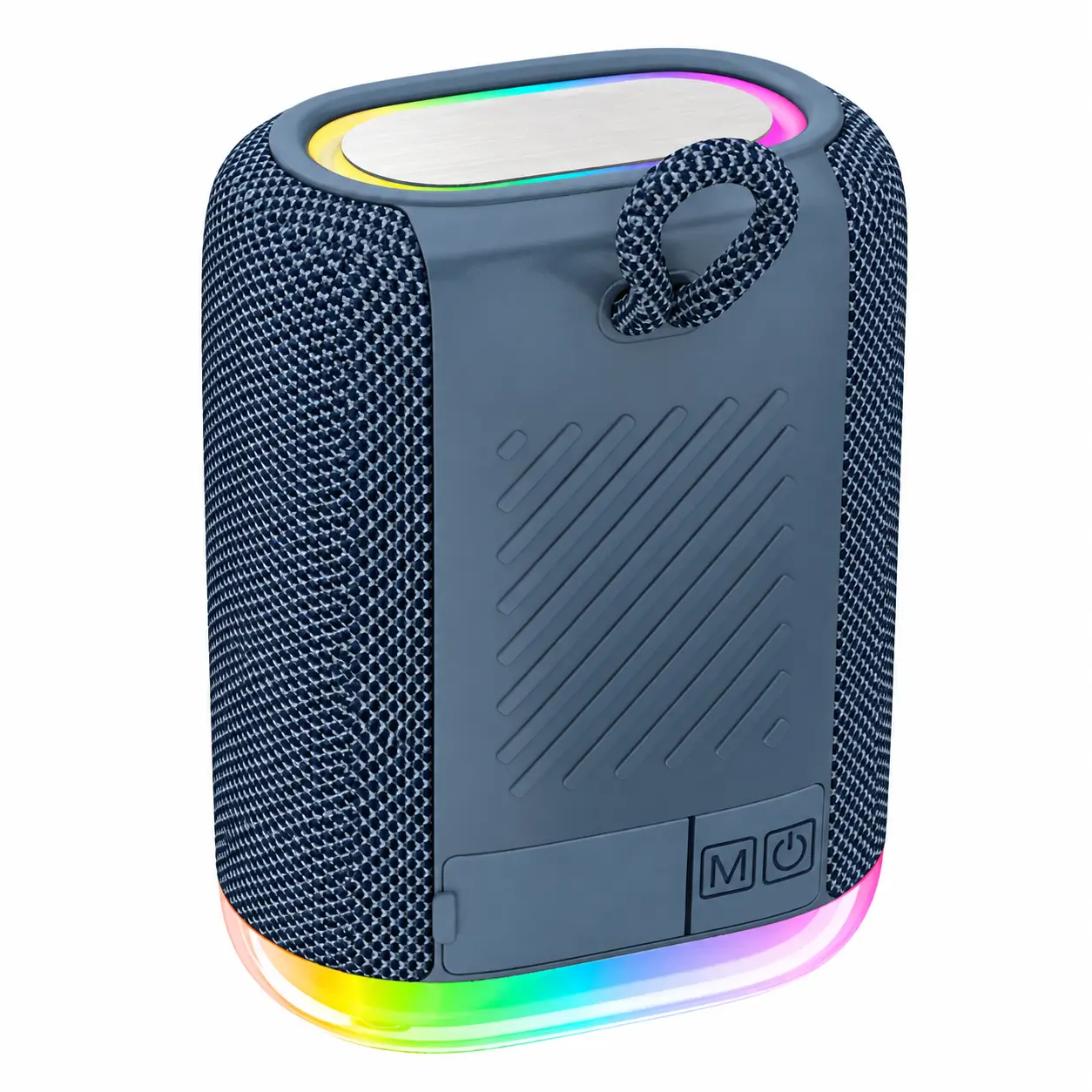 Enceinte Bluetooth Portable RGB  – Étanche & Rechargeable
