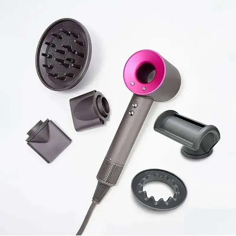 Sèche-Cheveux Haute Vitesse 1600W avec 5 Embouts Magnétiques