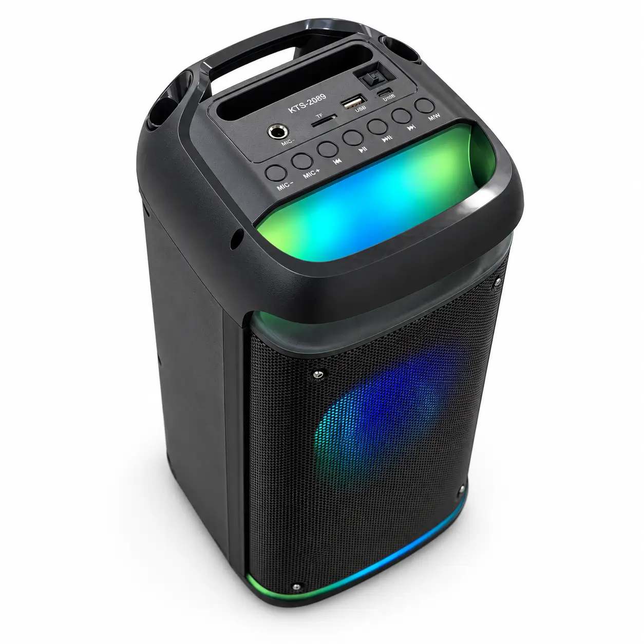 Speaker Karaoké Portable KBroad avec Micro Sans Fil & Éclairage RGB
