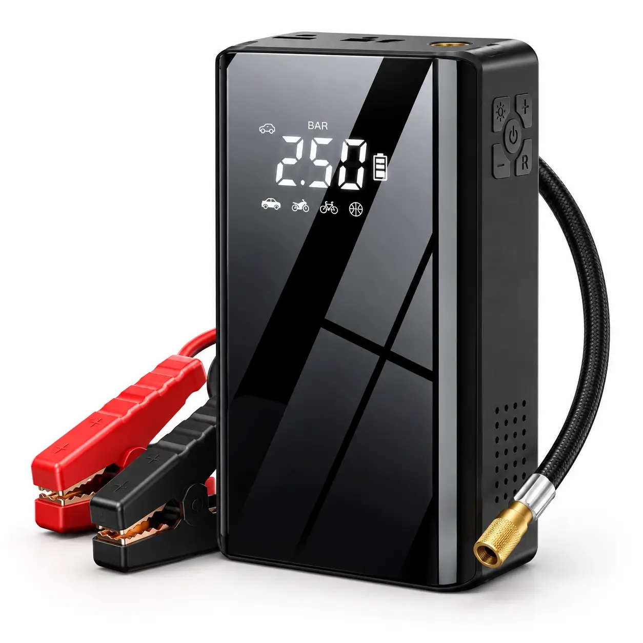 Booster de Batterie & Compresseur d’Air Portable 4-en-1